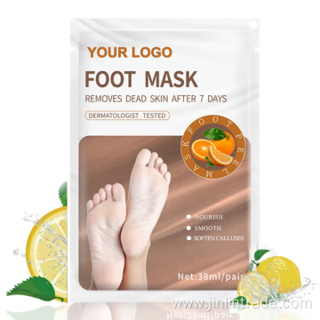 Exfoliating Peel Peach Lavender Foot Peel Mask